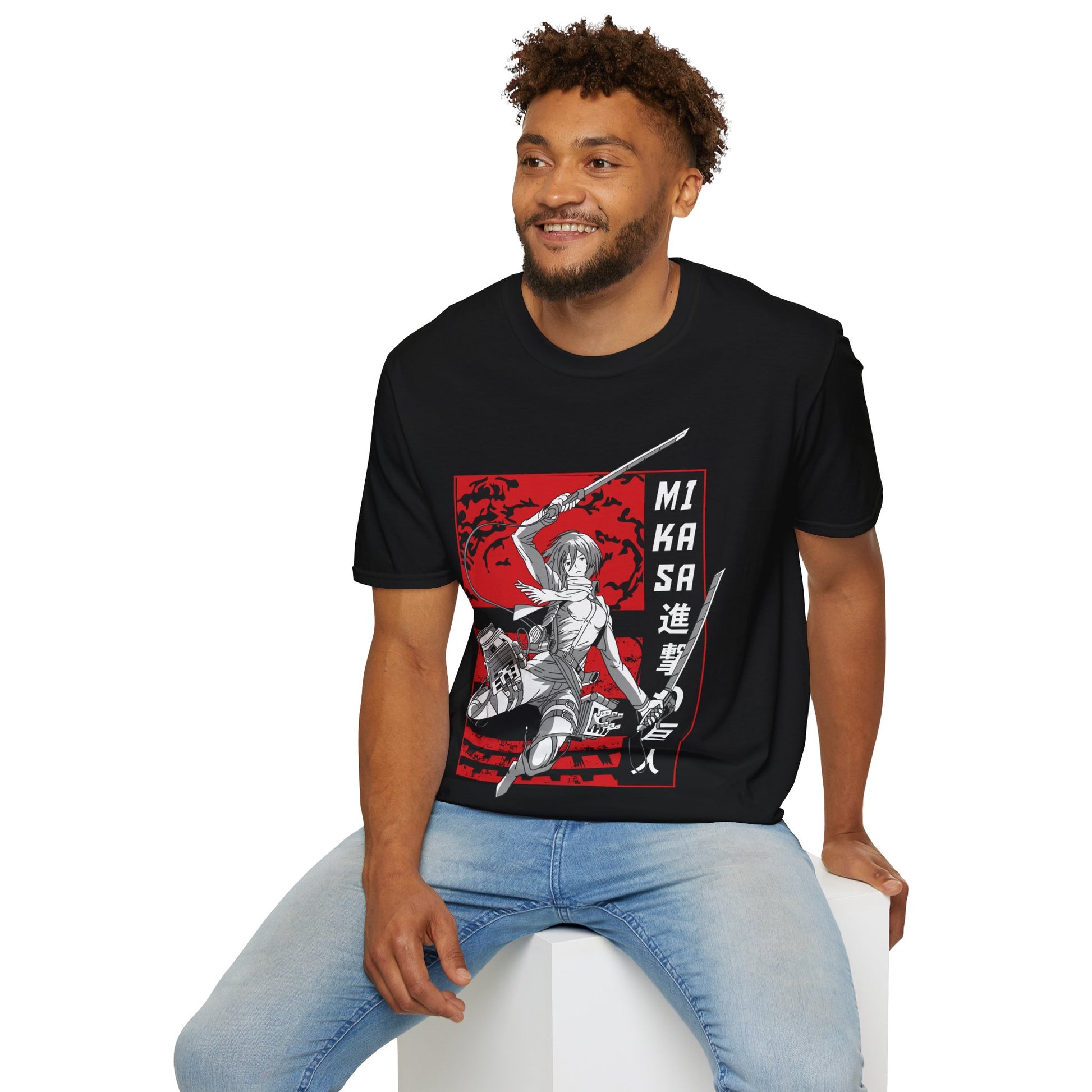 Attack on Titan Mikasa Shirt Custom Anime Shirt Graphic Tee