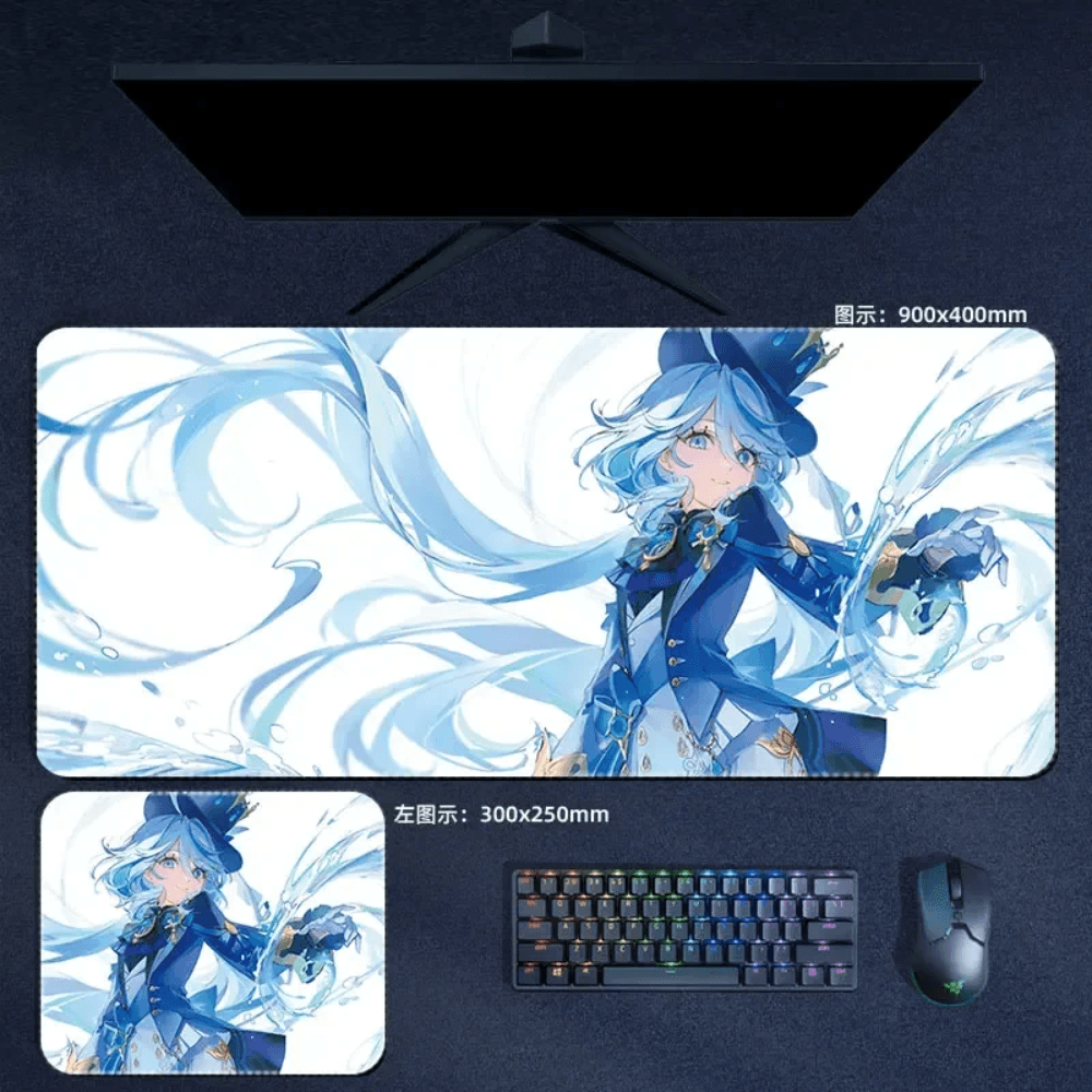 Genshin Impact Hydro Archon Furina Focalors Mouse Pad