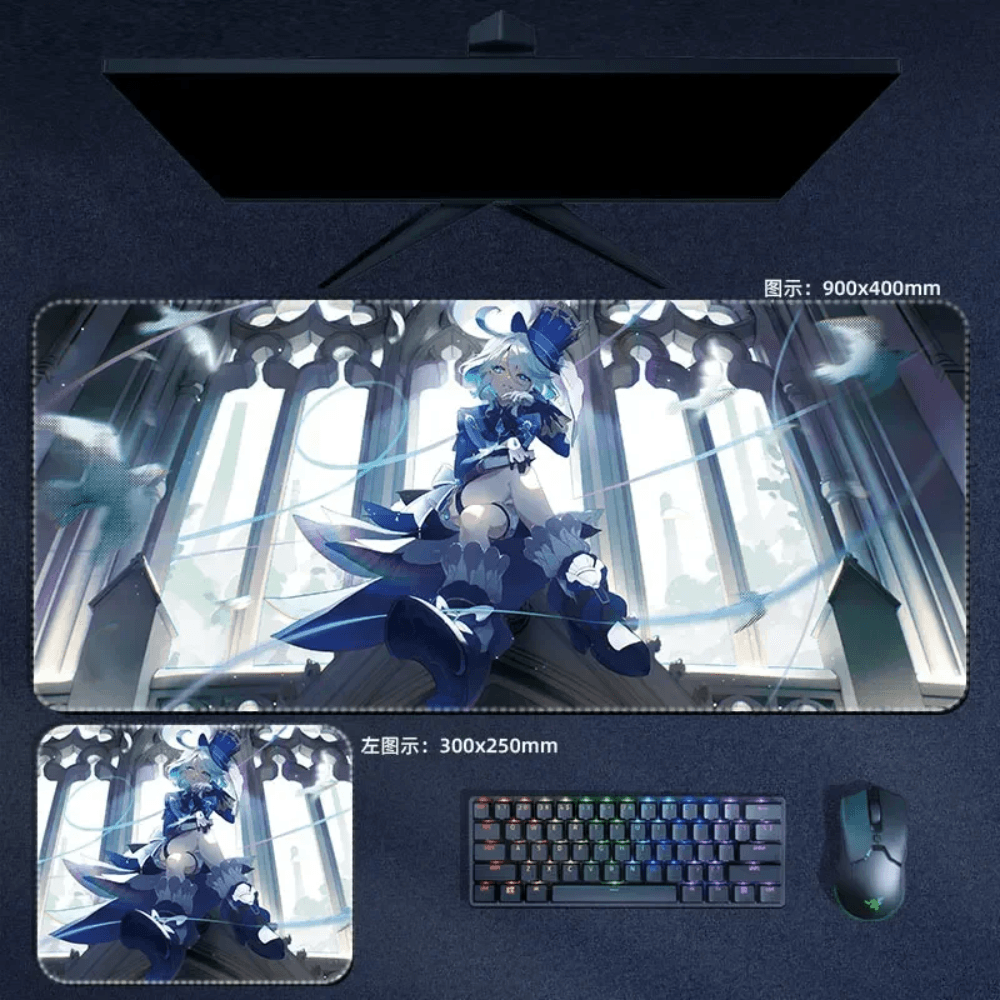 Genshin Impact Hydro Archon Furina Focalors Mouse Pad