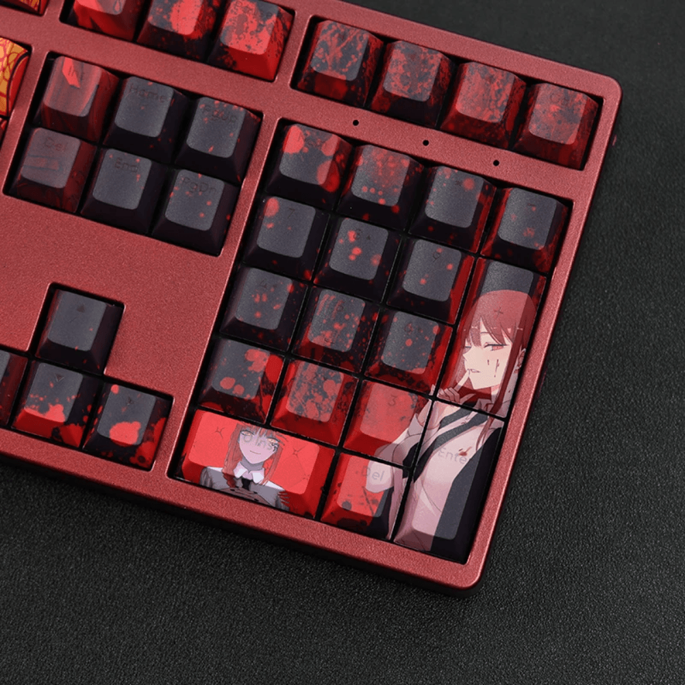 Chainsaw Man Makima Keycaps For Keyboards 108 Keys Anime Keycaps