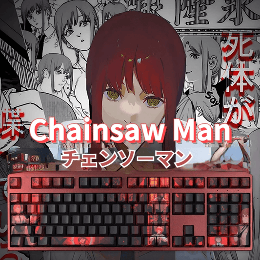 Chainsaw Man Makima Keycaps For Keyboards 108 Keys Anime Keycaps