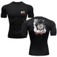 Baki Anime Compression Shirt – Men's Breathable Rash Guard