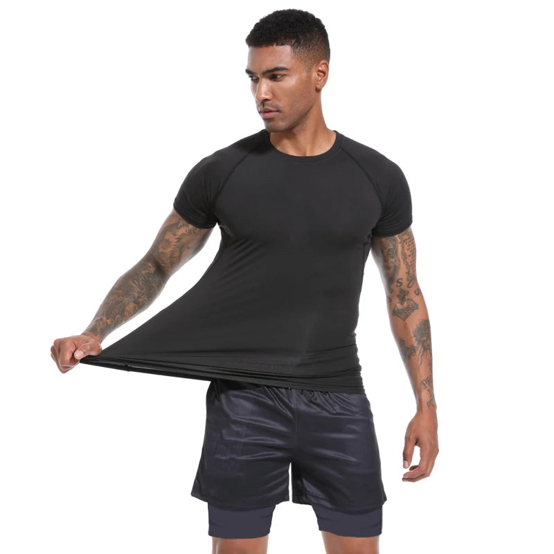 Baki Anime Compression Shirt – Men's Breathable Rash Guard