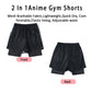 Berserk Style Compression Shirt & Shorts Set - Anime Workout Set Rash Guard