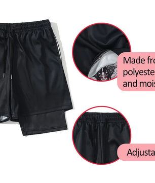 Berserk Style Compression Shirt & Shorts Set - Anime Workout Set Rash Guard