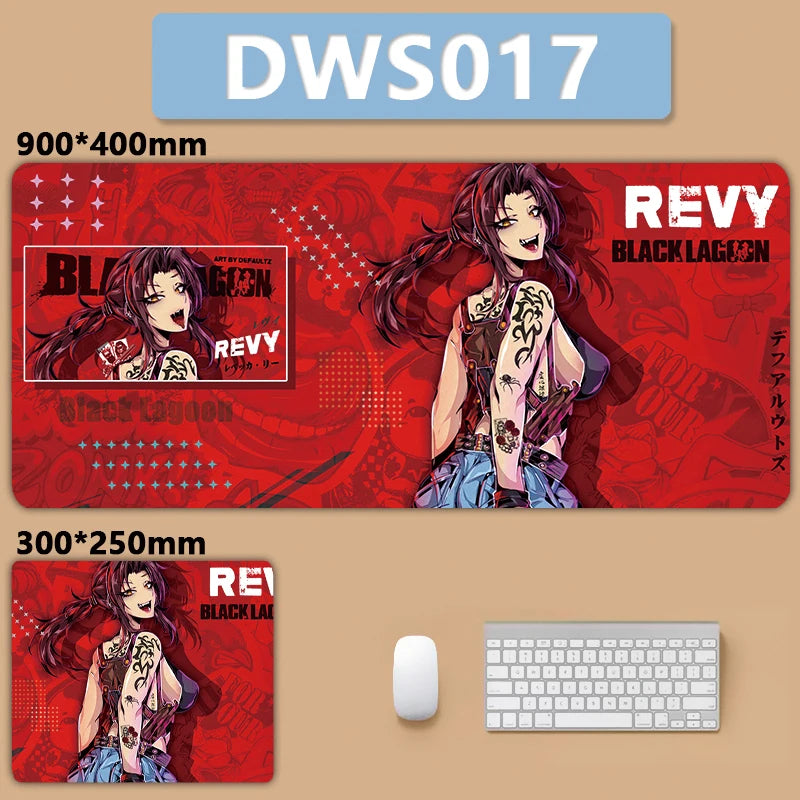 Black Lagoon Remy Mouse Pad Hot Anime Desk Mat