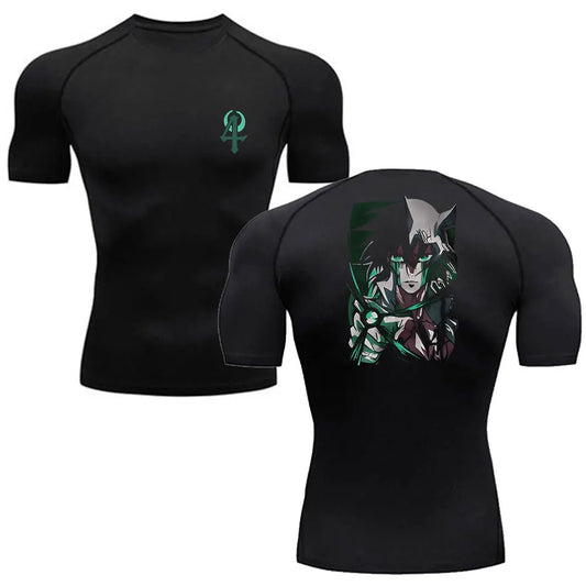 Bleach Anime Compression Shirt – Men's Breathable Rash Guard