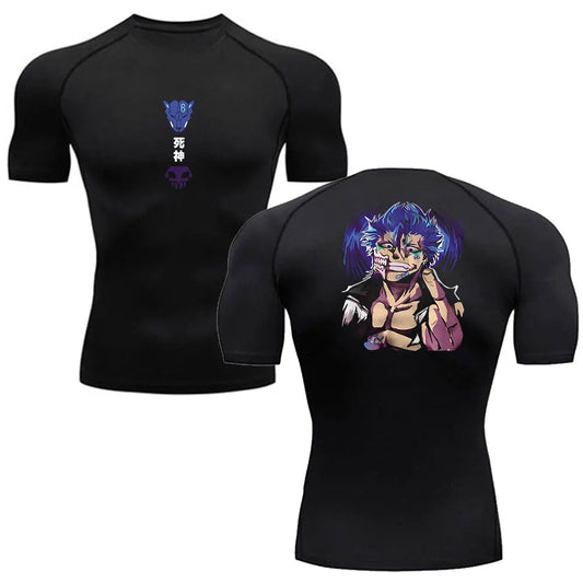 Bleach Anime Compression Shirt – Men's Breathable Rash Guard