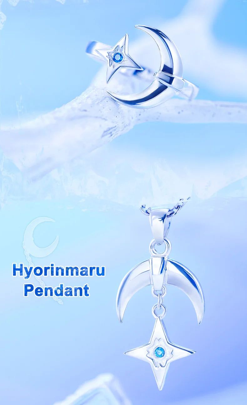 Bleach Hyorinmaru 925 Sterling Silver Anime Pendant Ring