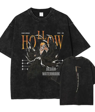 Bleach Ichigo Holo T-Shirt Oversized Style Vintage Anime Shirt