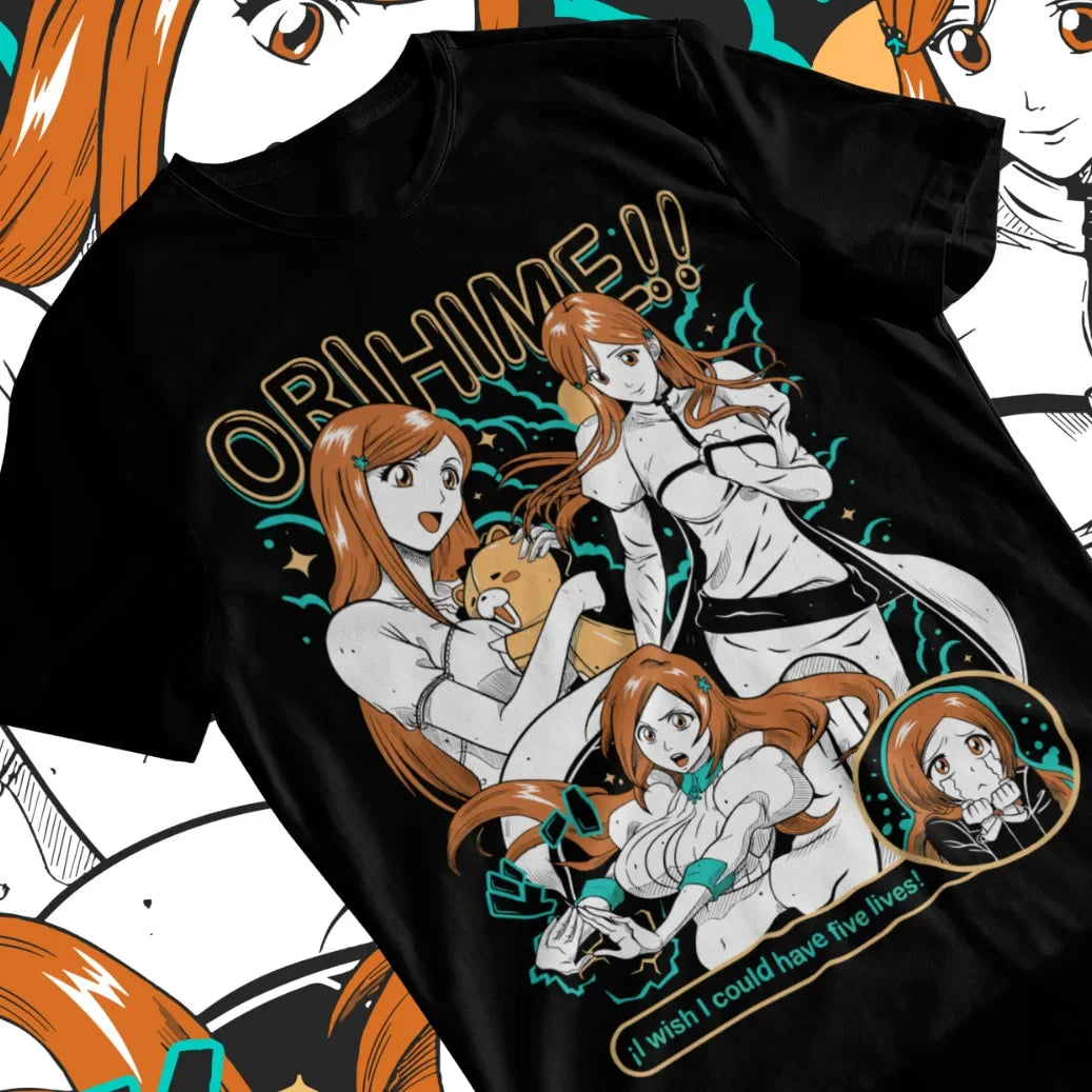 Bleach Shirt Orihime Inoue Cotton Anime Shirt