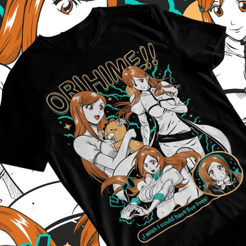 Bleach Shirt Orihime Inoue Cotton Anime Shirt