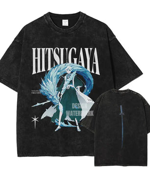 Bleach Toushiro T-Shirt Oversized Style Vintage Anime Shirt