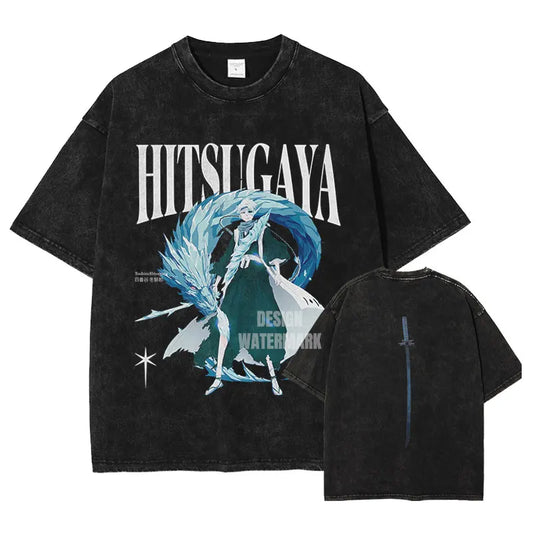 Bleach Toushiro T-Shirt Oversized Style Vintage Anime Shirt