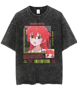 Bocchi The Rock Ikuyo Kita Shirt Oversized Style Anime Shirt