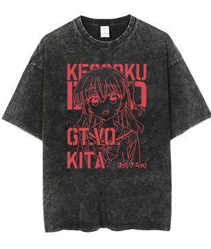 Bocchi The Rock Kita Shirt Oversized Style Anime Shirt
