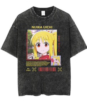 Bocchi The Rock Nijika Ijichi Shirt Oversized Style Anime Shirt