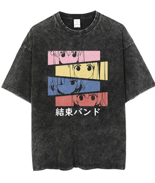 Bocchi The Rock Shirt Oversized Style Anime Shirt