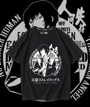 Bungo Stray Dogs Dazai Osamu Anime Shirt Fallen Agent