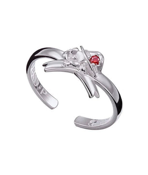 Bungo Stray Dogs Nakahara Chuya Anime Ring 925 Sterling Silver