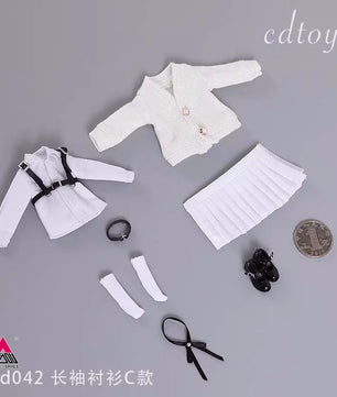 cdtoys Anime Girl Action Figure Japanese School Uniform Accessory