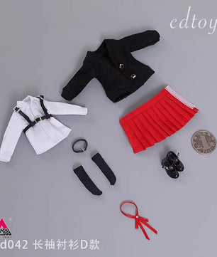 cdtoys Anime Girl Action Figure Japanese School Uniform Accessory