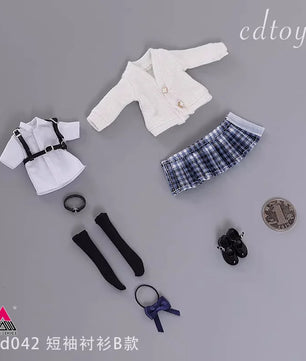 cdtoys Anime Girl Action Figure Japanese School Uniform Accessory