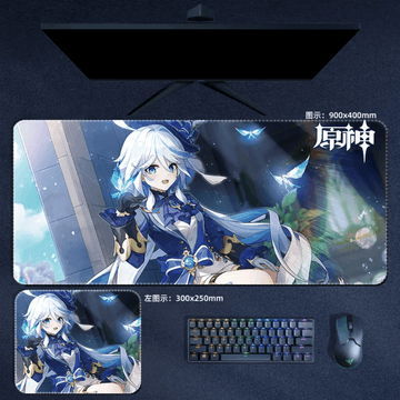 Genshin Impact Hydro Archon Furina Focalors Mouse Pad