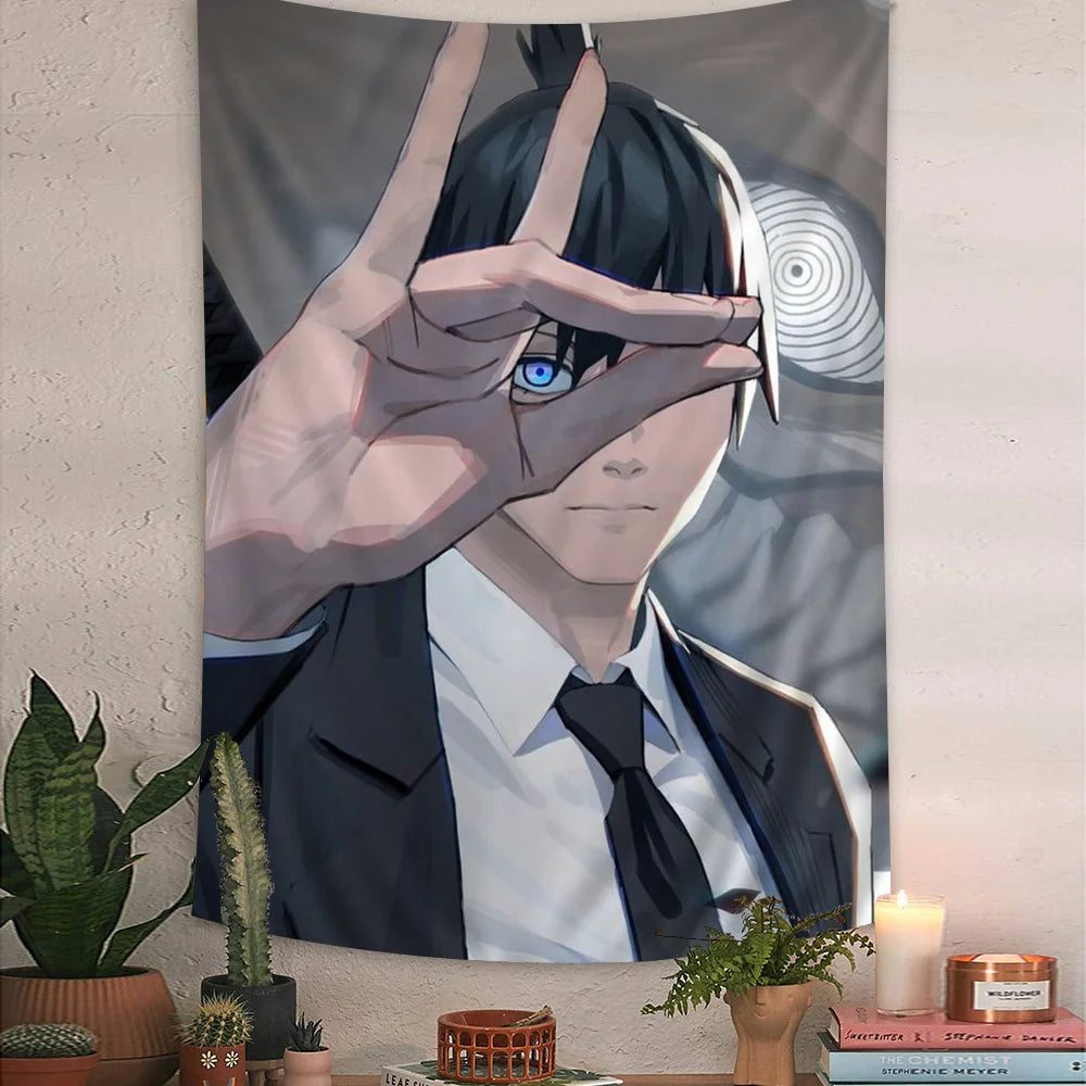 Chainsaw Man Aki Kon Tapestry - Versatile Anime Home Decor
