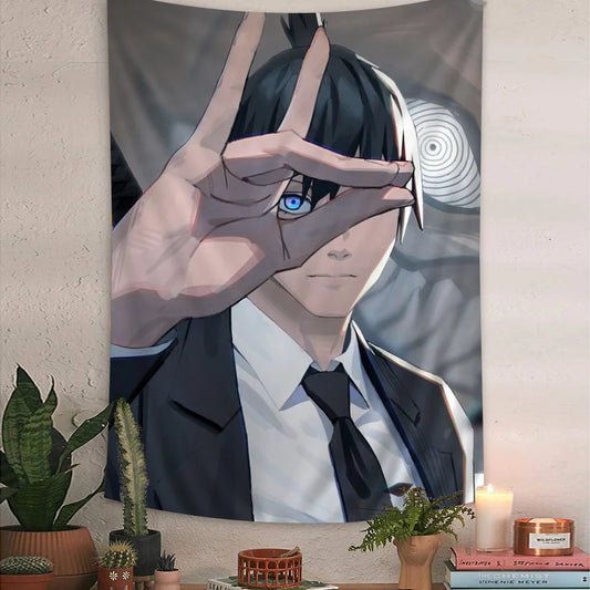 Chainsaw Man Aki Kon Tapestry - Versatile Anime Home Decor