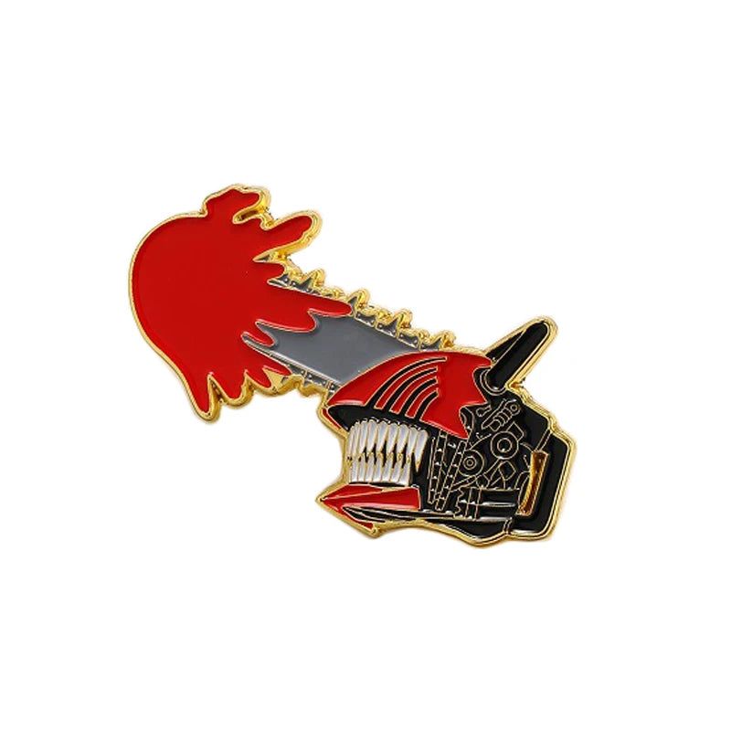 Chainsaw Man Denji Head Enamel Pin Brooch