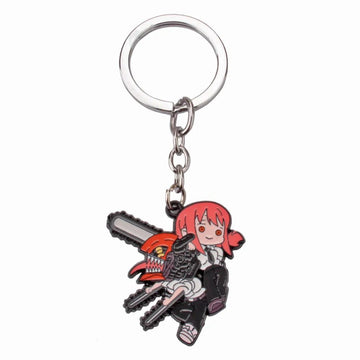 Chainsaw Man Denji Makima Keychain Enamel Bag Charm