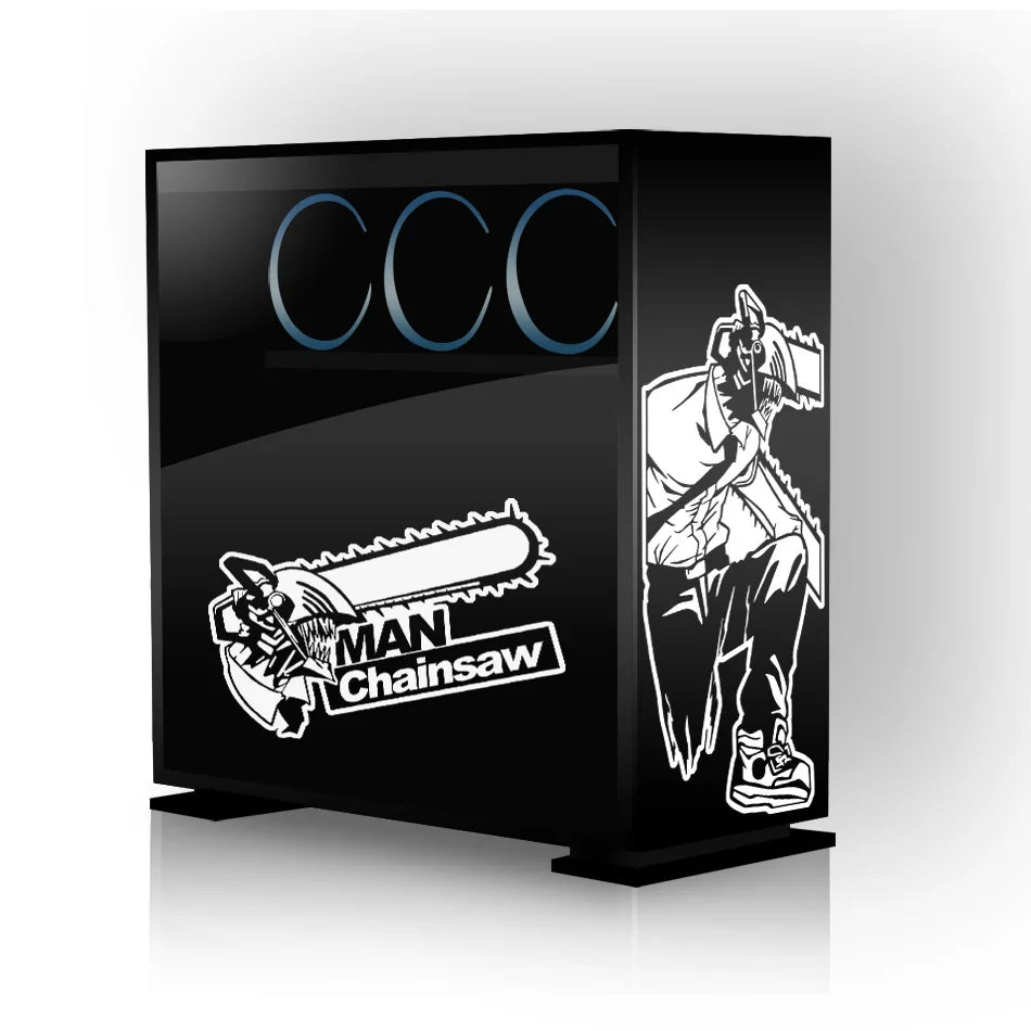 Chainsaw Man Denji PC Case Anime Sticker Decal
