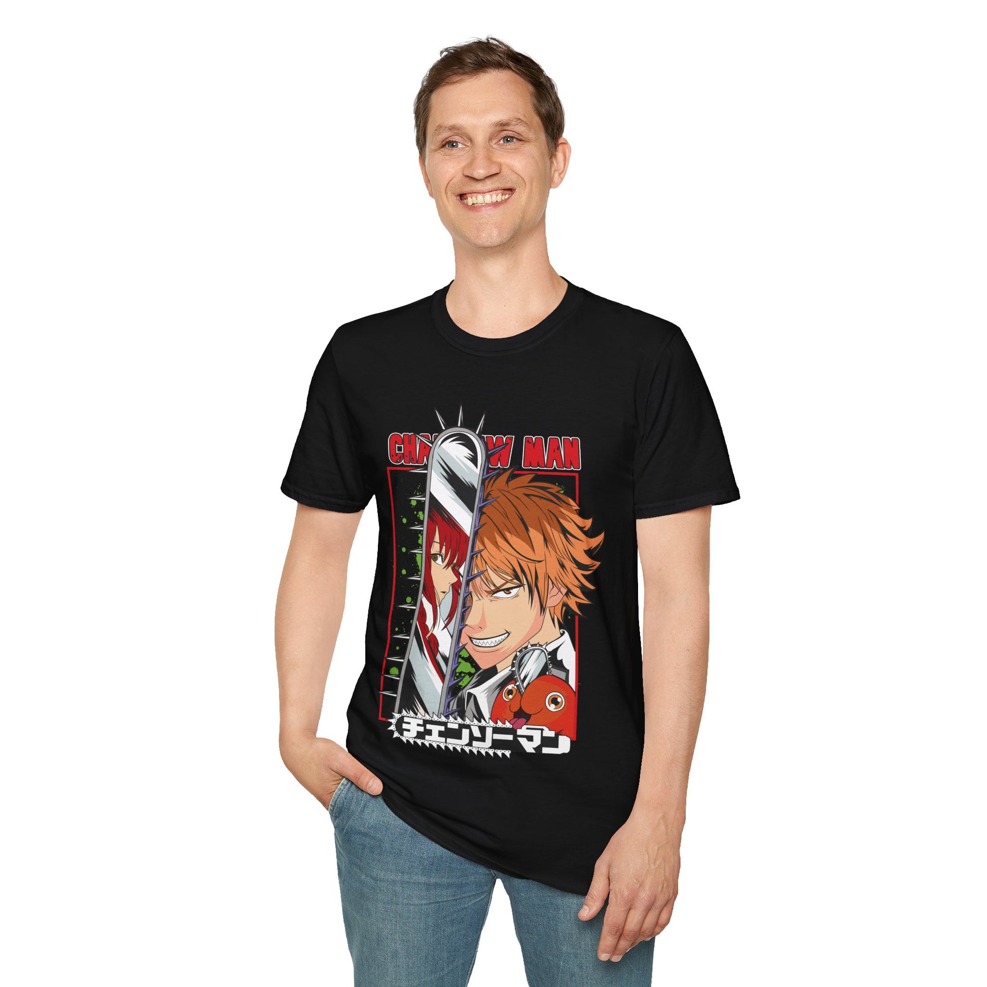 Chainsaw Man Denji Shirt Custom Anime Shirt Graphic Tee