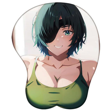 Chainsaw Man Himeno 3D Silicone Anime Gaming Mouse Pad Wrist Rest