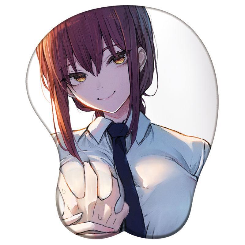 Chainsaw Man Makima 3D Silicone Anime Gaming Mouse Pad Wrist Rest