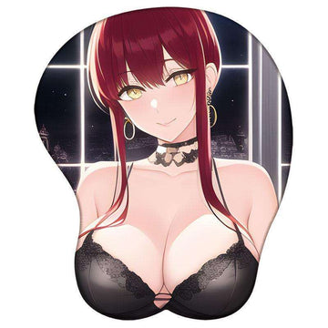 Chainsaw Man Makima 3D Silicone Anime Gaming Mouse Pad Wrist Rest