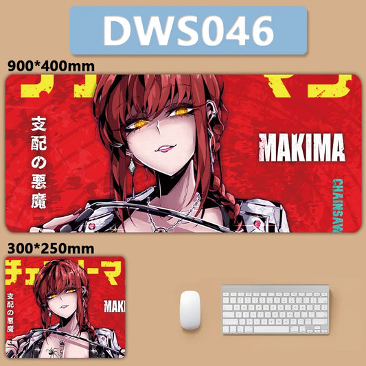 Chainsaw Man Makima Mouse Pad Hot Anime Desk Mat