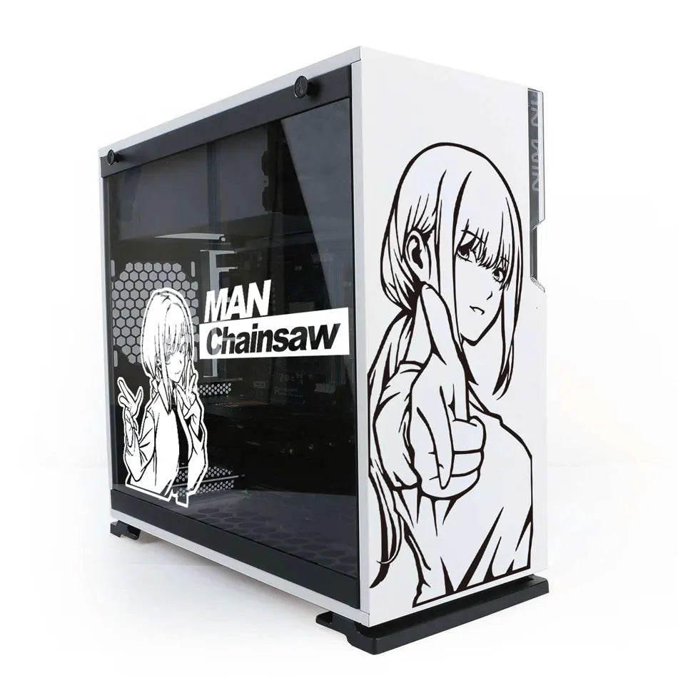 Chainsaw Man Makima PC Case Anime Sticker Decal