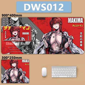 Chainsaw Man Makima Sexy Stylized Anime Mouse Pad