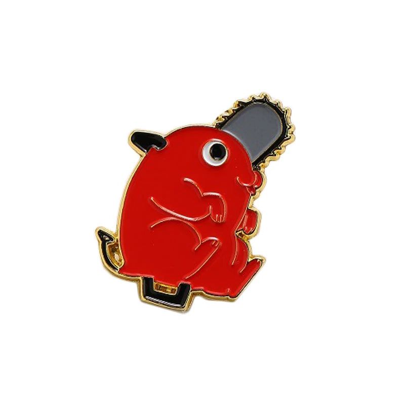 Chainsaw Man Pochita Enamel Pin Brooch