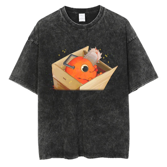 Chainsaw Man Pochita Shirt Oversized Style Anime Shirt