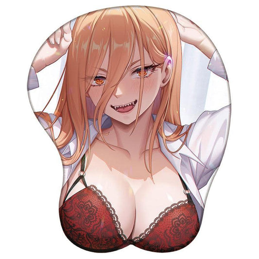 Chainsaw Man Power 3D Silicone Wrist Rest Anime Gaming Mouse Pad