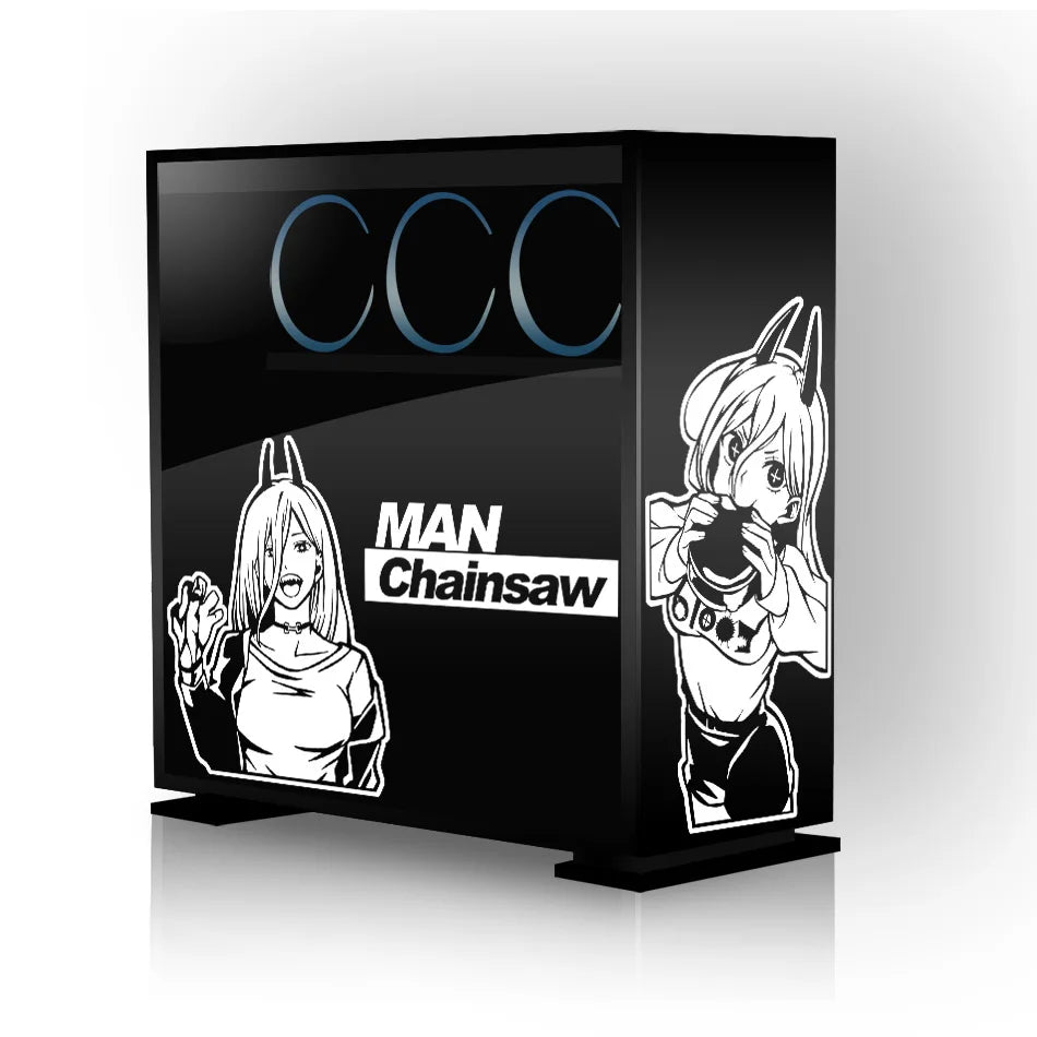 Chainsaw Man Power PC Case Anime Sticker Decal