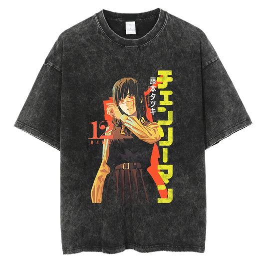 Chainsaw Man Yoru Shirt Oversized Style Anime Shirt
