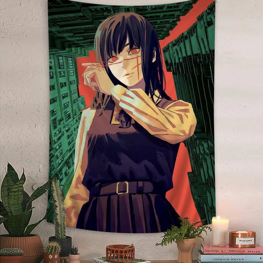 Chainsaw Man Yoru Tapestry - Versatile Anime Home Decor