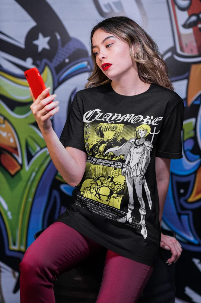 Claymore Clare T-shirt Cotton Anime Shirt
