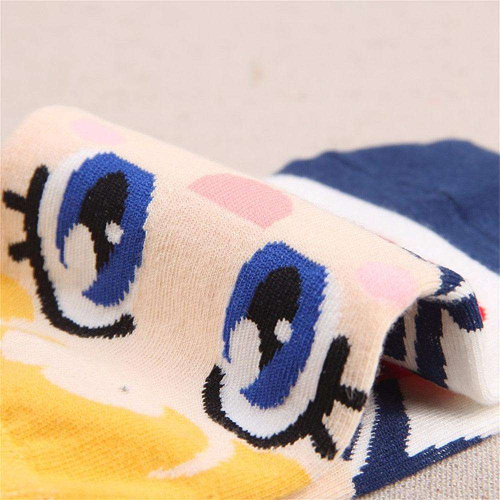 Cute Sailor Moon Character Women's Socks Breathable Soft Cotton