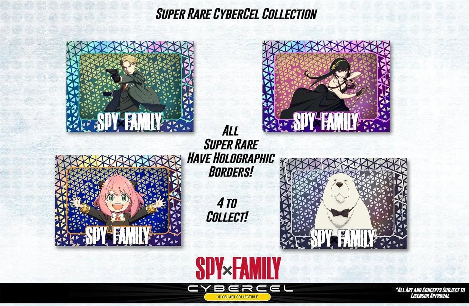 CyberCel Spy X Family Series 1 Foil Bag 3 Card Pack