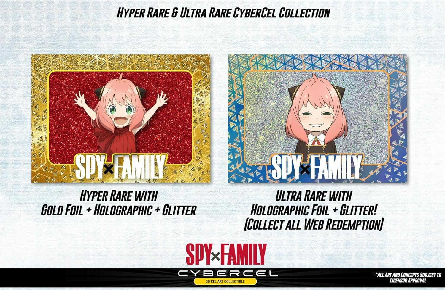 CyberCel Spy X Family Series 1 Foil Bag 3 Card Pack